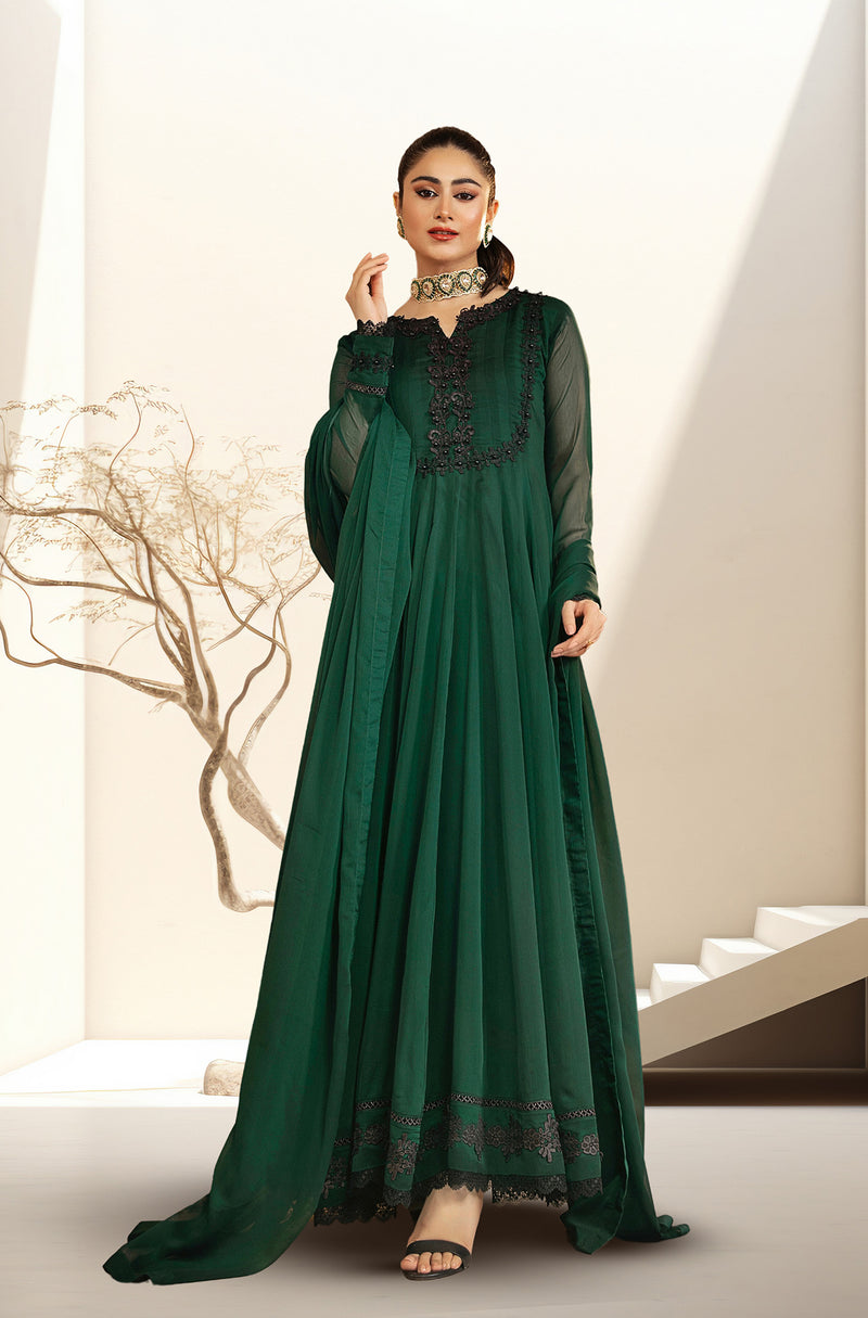 ZOYA (Plain Chiffon Frock)