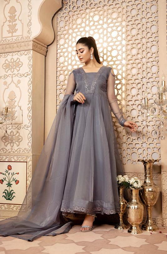 Amelia Grey (Plain Organza Frock)